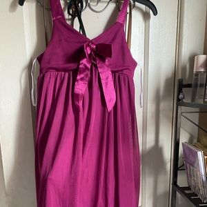 Soft fuchsia dress
